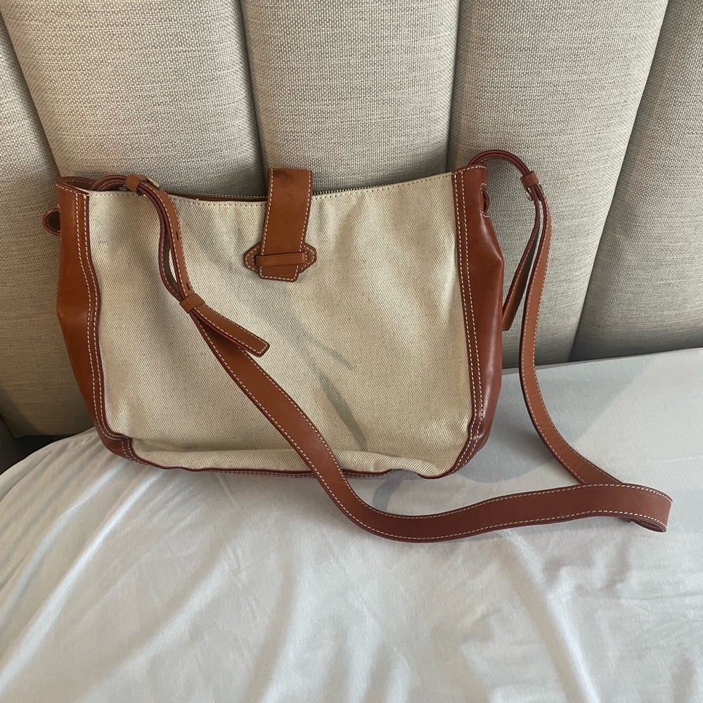 J McLaughlin canvas purse